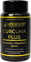 Cúrcuma Plus Life Boost | 99% Curcuminoides com Alta Absorção | Alívio Natural para Dores e Inflamações