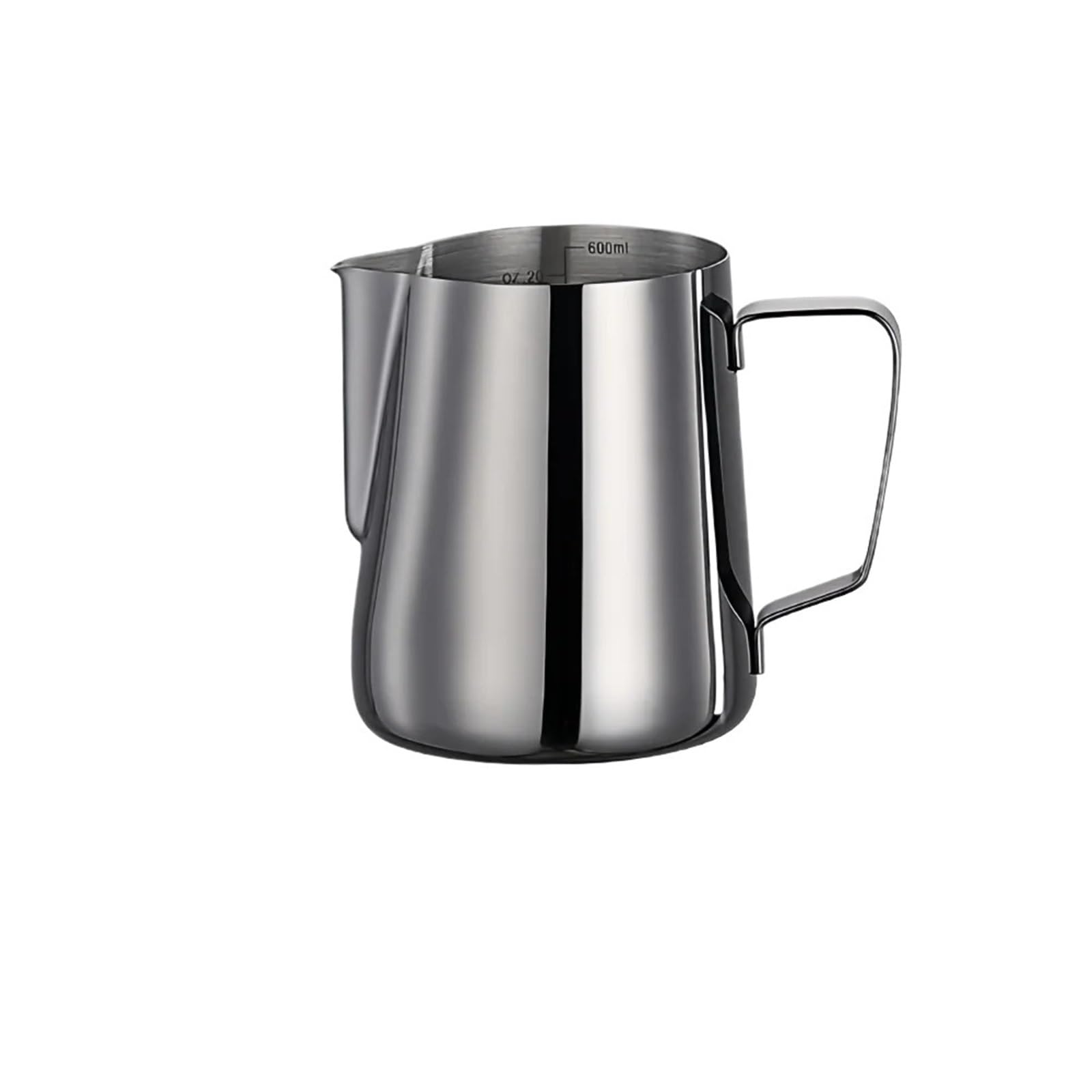 Jarras para espumar leche, Jarra for espumar leche de acero inoxidable 304 | Jarra for espumar leche de acero inoxidable 304 multicolor(600ml Black)