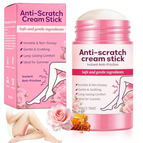 50g Stick Anti-Rozaduras y Antifricción para Muslos, Piernas y Pies, Cuidado Protector Contra La FriccióN De Piel, Ideal para Running, Deporte y Uso Diario, 100% Invisible y Sin Manchas