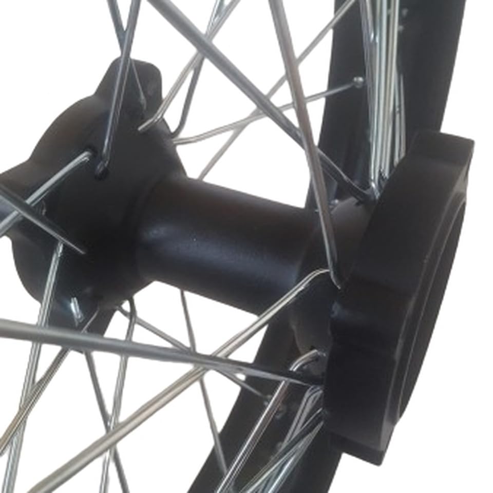 Dirtbike Stahlfelge Pitbike Rad Ersatzfelge 1,85 x 14 Zoll hinten 12 mm Achse