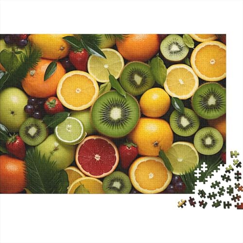 Colorful Frutass Puzzles para Adultos 1000 Piezas Obra De Arte De Juego De Rompecabezas para Adultos Rompecabezas De Madera Juegos Desafiantes Decoración del Hogar 1000pcs (75x50cm)
