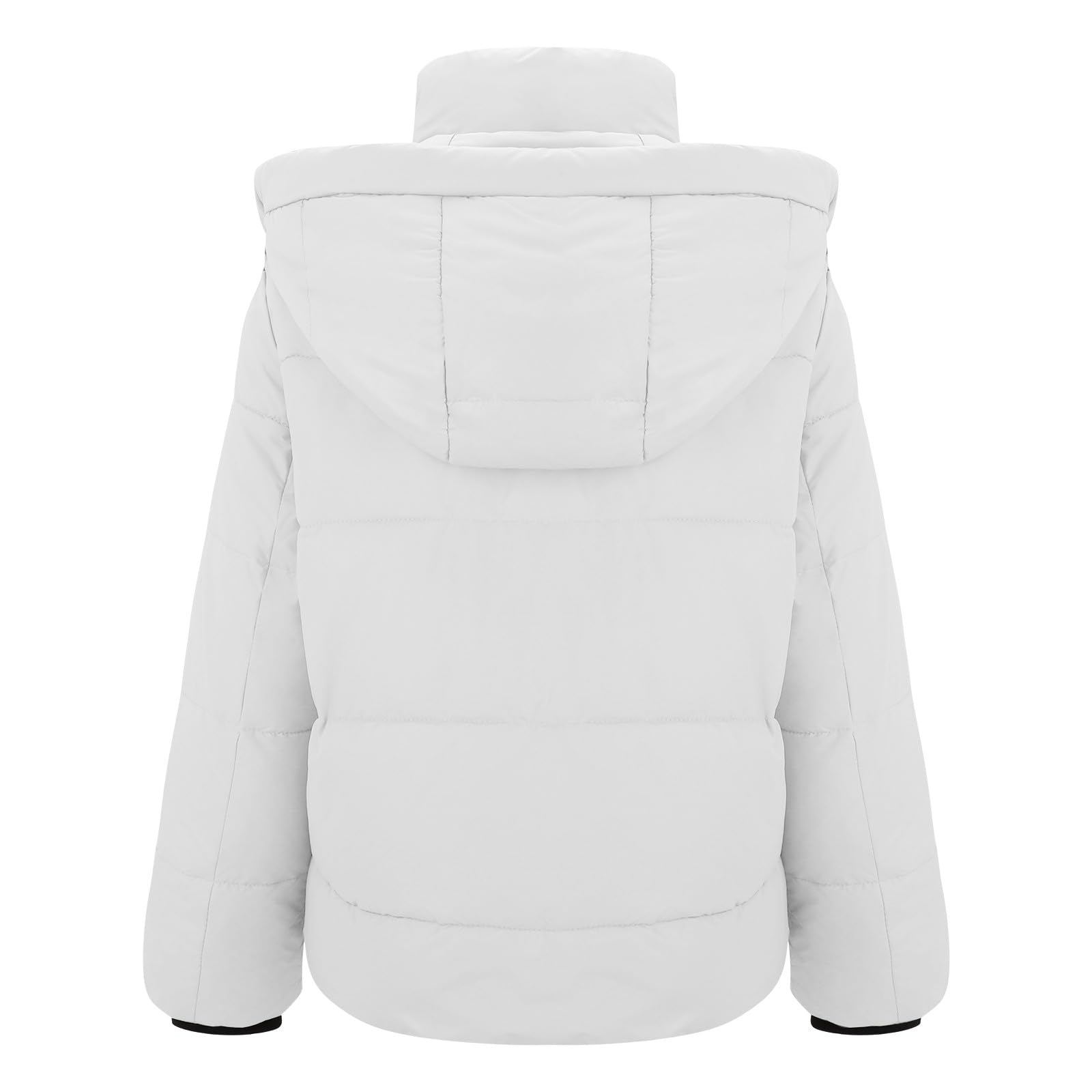 Chaqueta occidental de talla grande con capucha de algodón de manga larga