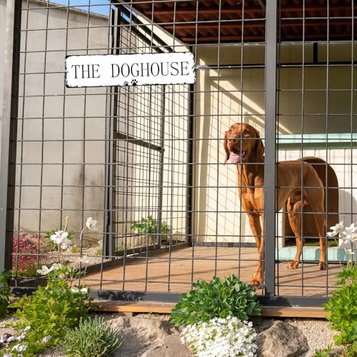 12x3 Inch The DogHouse Sign Dog House Signage PC for Outdoor Indoor Dog Shelter Pet Feeding Area Decor Dog Owners Lover Gift - Image 6