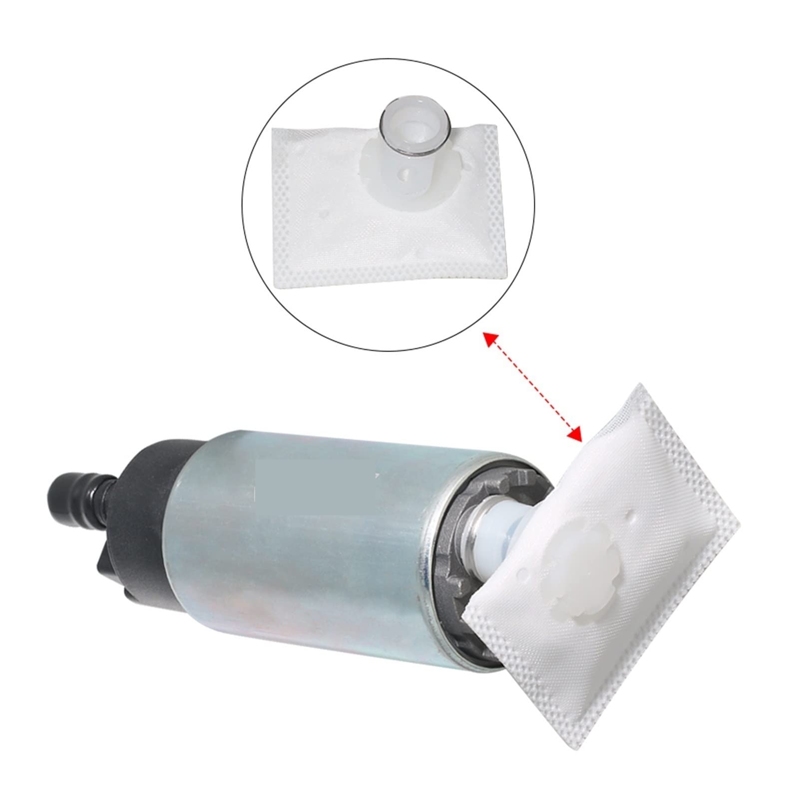 Bomba de gasolina for motocicleta compatible con Yamaha FZ6-NA, FZ6, FZ6-NAHG, FZ6-SA2, FZ6-NHGY, FZ6-S2, FZ6-NS y FZ6 Naked 5VX-13907-02 y 5VX-13907-03