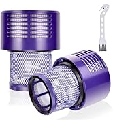 Serenib 2 Pack Vacuum Filter Replacements for V10 Cyclone Series, V10 Absolute, V10 Animal, V10 T...