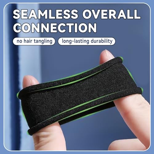 Ithyes Lot de 20 élastiques à cheveux épais sans dommages pour femmes, hommes et filles, accessoires pour cheveux, chouchous noirs pour queue de cheval – vue 2