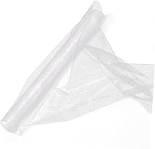 ORFOFE 1 Peça Fita Rústica Transparente Persianas De Janela Cortinas De Chiffon Decoração Rústica Guarnição De Janela Fita Presente Fita De Tule Carretel De Tecido