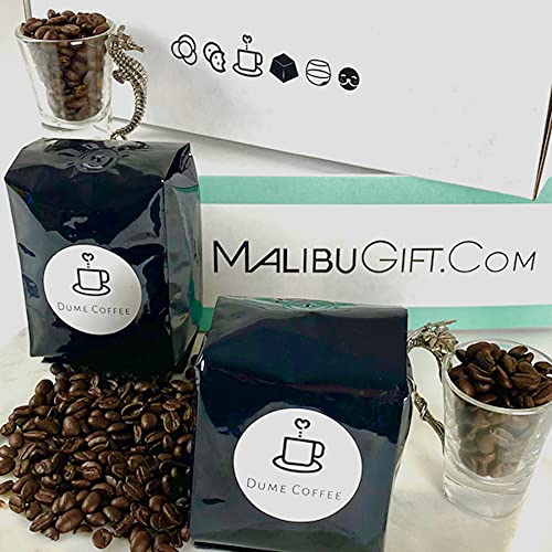 Caja de regalo con café gourmet tostado y tazas espresso
