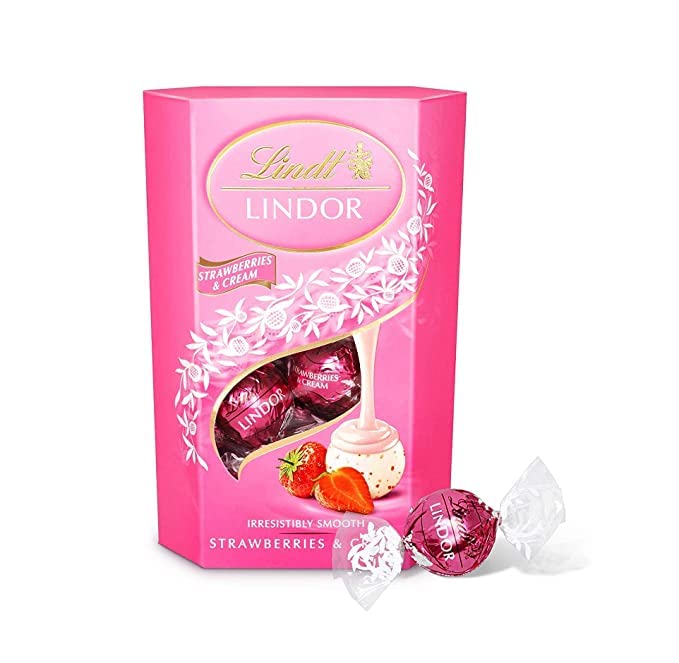 Lindt Lindor Strawberries & Cream Chocolate Truffles Box 200Gram (B0BZP8YWS6) Amazon Price History, Amazon Price Tracker