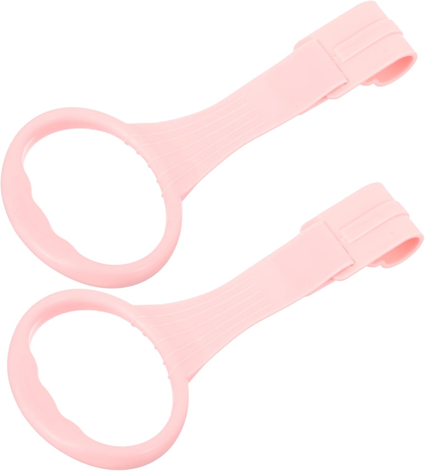 1Pair Bed Stand Up Rings of Walking Training Tools for Confidence Building Easy to Use Pull Rings for Crib and Playpen Portable Support for Development