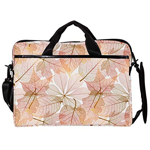 Bandolera para portátil de 14 pulgadas a 15 pulgadas con estampado botánico
