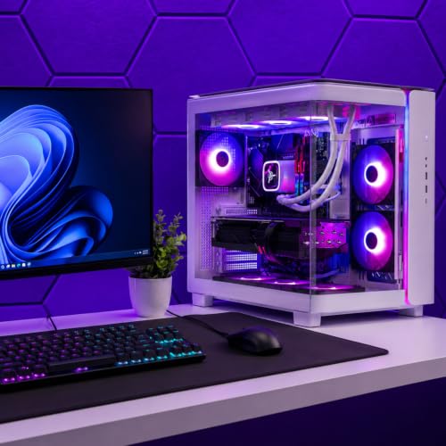 Image of Skytech Gaming King 95 Gaming PC, Intel i7 14700F 2.1GHz, NVIDIA RTX 5070 12GB VRAM, 1TB Gen4 NVMe SSD, 32GB DDR4 RAM 3200, 850W Gold ATX 3 PSU, 360 ARGB AIO, Wi-Fi 5, Windows 11, Desktop
