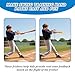 4 Pack Baseball Swing Trainer Swing Disk, 7 Inch Baseball Softball Hitting Aid for Batting Mechanics Swing Analysis, Lightweight Durable Baseball Swing Practice Training Equipment (4 Pack)