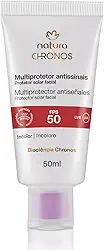 NATURA, NATURA CHRONOS MULTIPROTETOR ANTISSINAIS FACIAL FPS 50 50ml