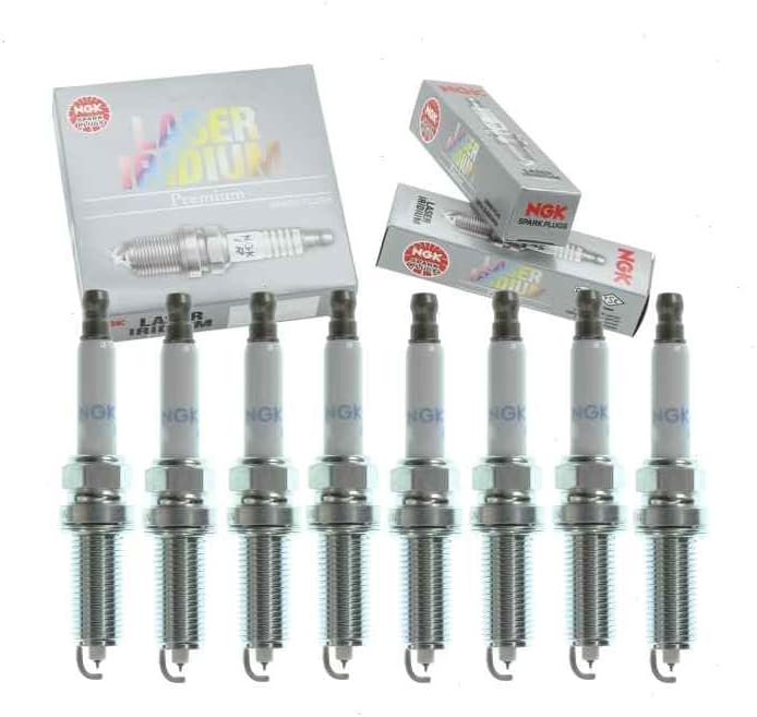 8 x Mercedes-Benz Spark Plug - NGK ILZKAR7A-10 SL63 AMG S63 AMG R63 AMG ML63 AMG E63 AMG CLS63 AMG CLK63 AMG CL63 AMG C63 AMG