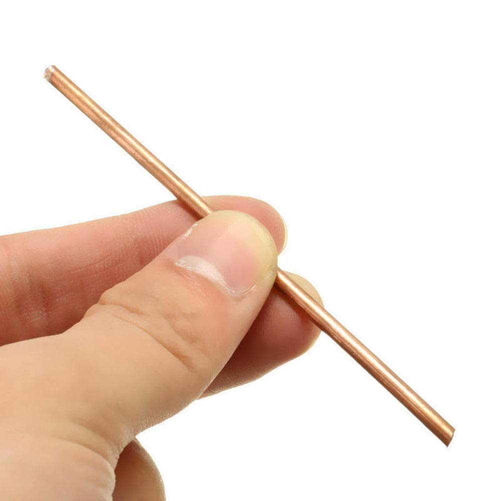 T2 Pure Copper Solid Rod 99.9% Cu Bar L 100mm 250mm 300mm 500mm Dia 3mm - View #8