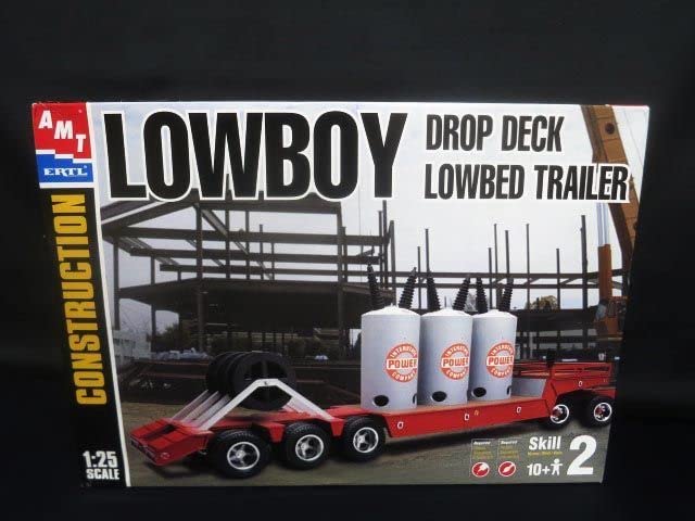 Amazon | AMT ERTL 1/25 ローボーイ トレーラー | ミニカー・ダイ 