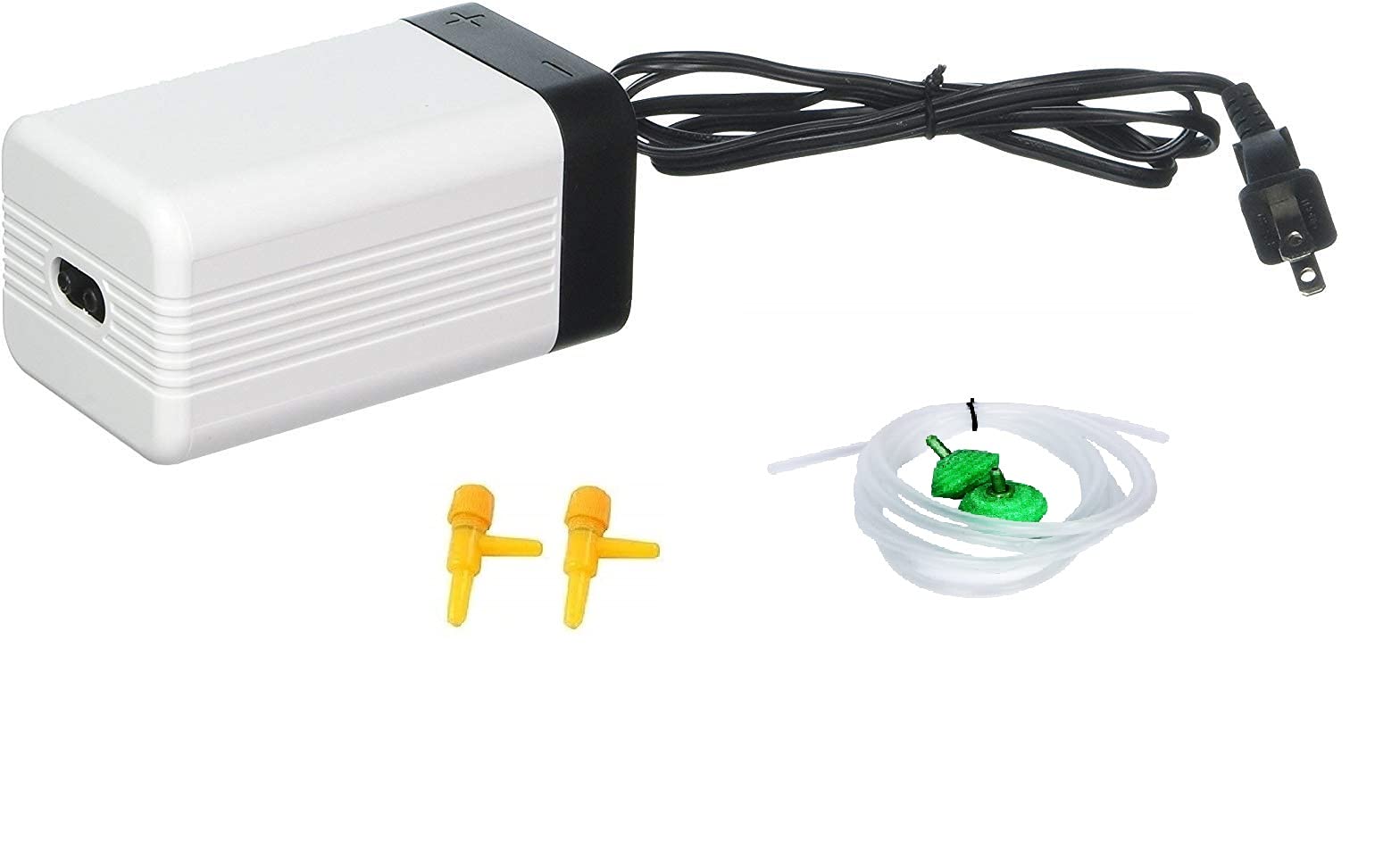 CT-202 Two Way air Pump with 3 Meter air Tube 2 air Stones 2 air Controller Super Silent with Adjustable air Flow