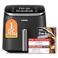 COSORI Friggitrice ad Aria Turbo Blaze 6 Litri, Air Fryer con DC Motore Tecnologia, 9 Funzioni & 5...