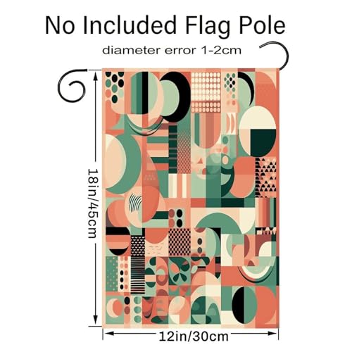 Bandera de jardín exterior de 12 x 18 pulgadas decorativa estacional de primavera 3