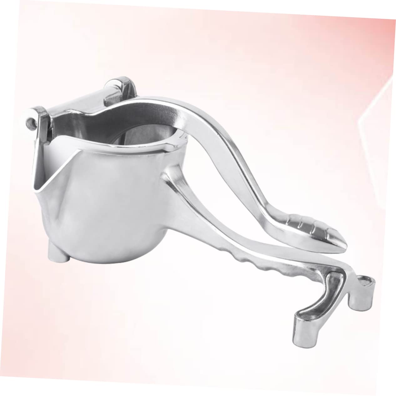 Mini Exprimidor de Frutas Portátil de Aleación de Aluminio Plata | Manual para Cocina y Hogar, Exprimidor de Cítricos, Ligero y Fácil de Usar