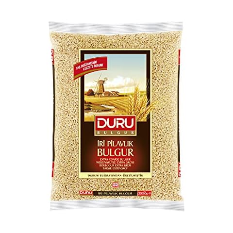 Duru Extra Coarse Size 2 Bulgur, Weizenbeeren, 88.2 oz (2500g), 100% natürlich und zertifiziert, Hohe Ballaststoffe und Eiweiß, Nicht gentechnisch verändert, Ideal für vegane Rezepte, Besser als Reis Cover
