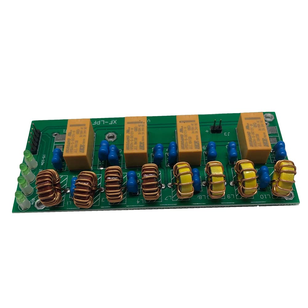 SPORTARC Filtre passe-bas à ondes courtes 3,5 MHz-30 MHz HF Filtre passe-bas LPF 100 W pour radios à ondes courtes assemblé