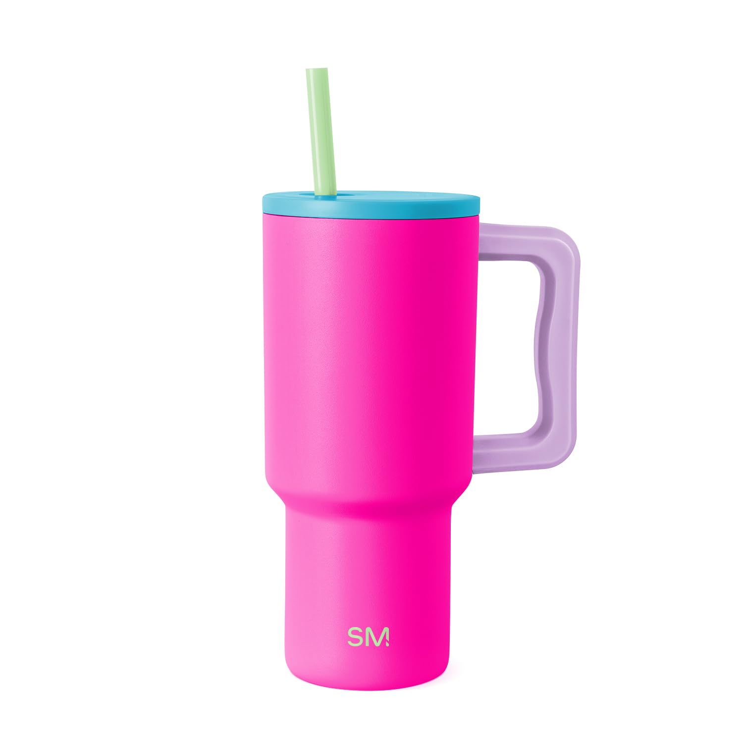 Simple Modern Tumbler with Handle and Straw | 30oz | 80s Mix