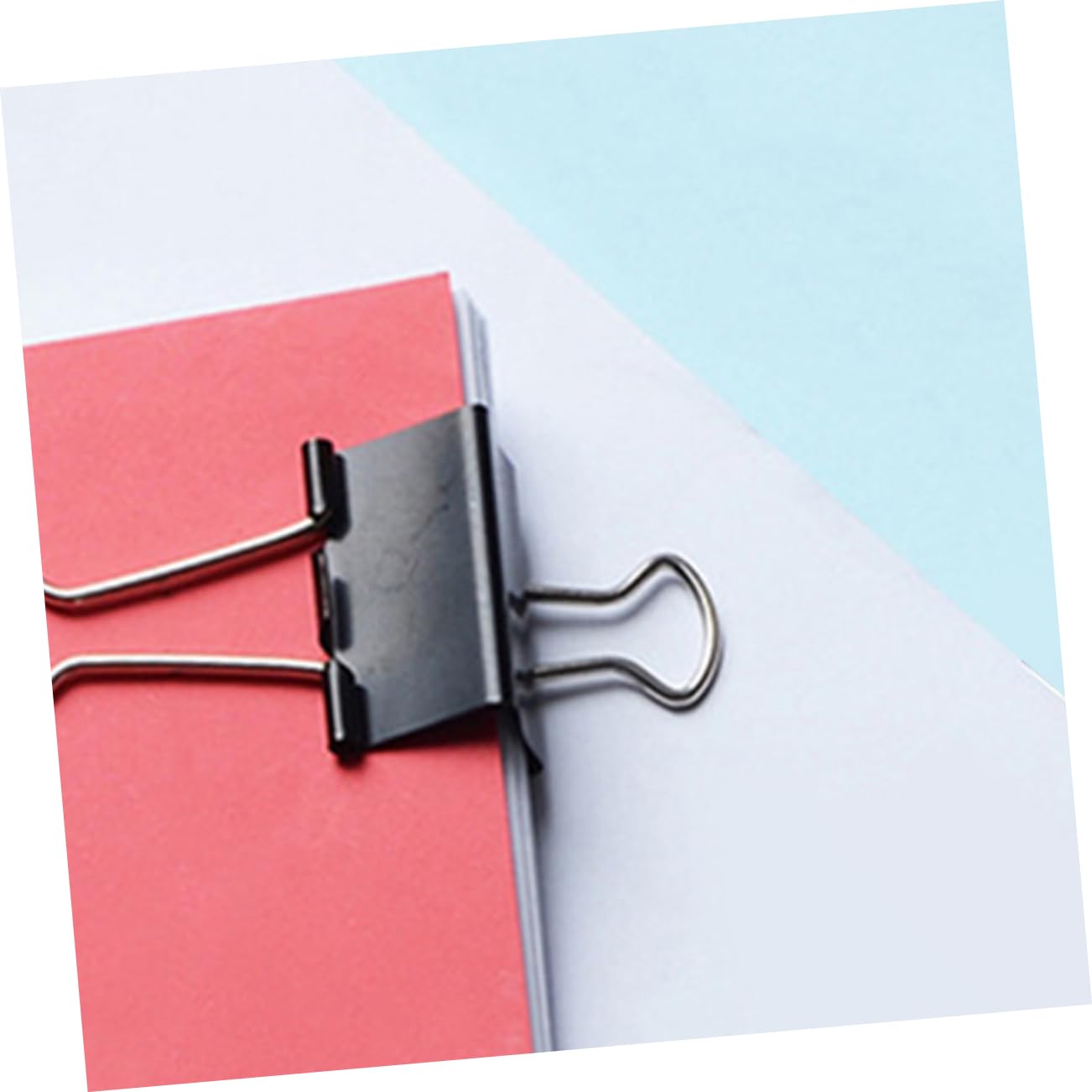 60 Pezzi Clip Binder Piccole Graffette Per Carta Morsetti Per Carta Clip Per Raccoglitore Per Raccoglitore Ferro Robusto Capacità A 100 Fogli