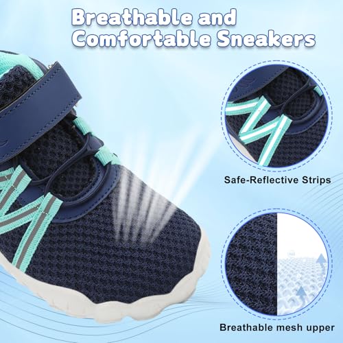 JIASUQI Kids Shoes for Boys and Girls Athletic Hiking Shoes Barefoot Sneakers for Kids4