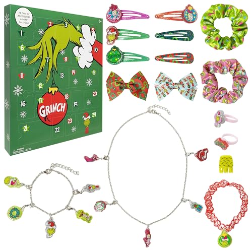 Bijoux Grinch calendrier de l'Avent pour adolescente, le cadeau de vacances surprise idéal