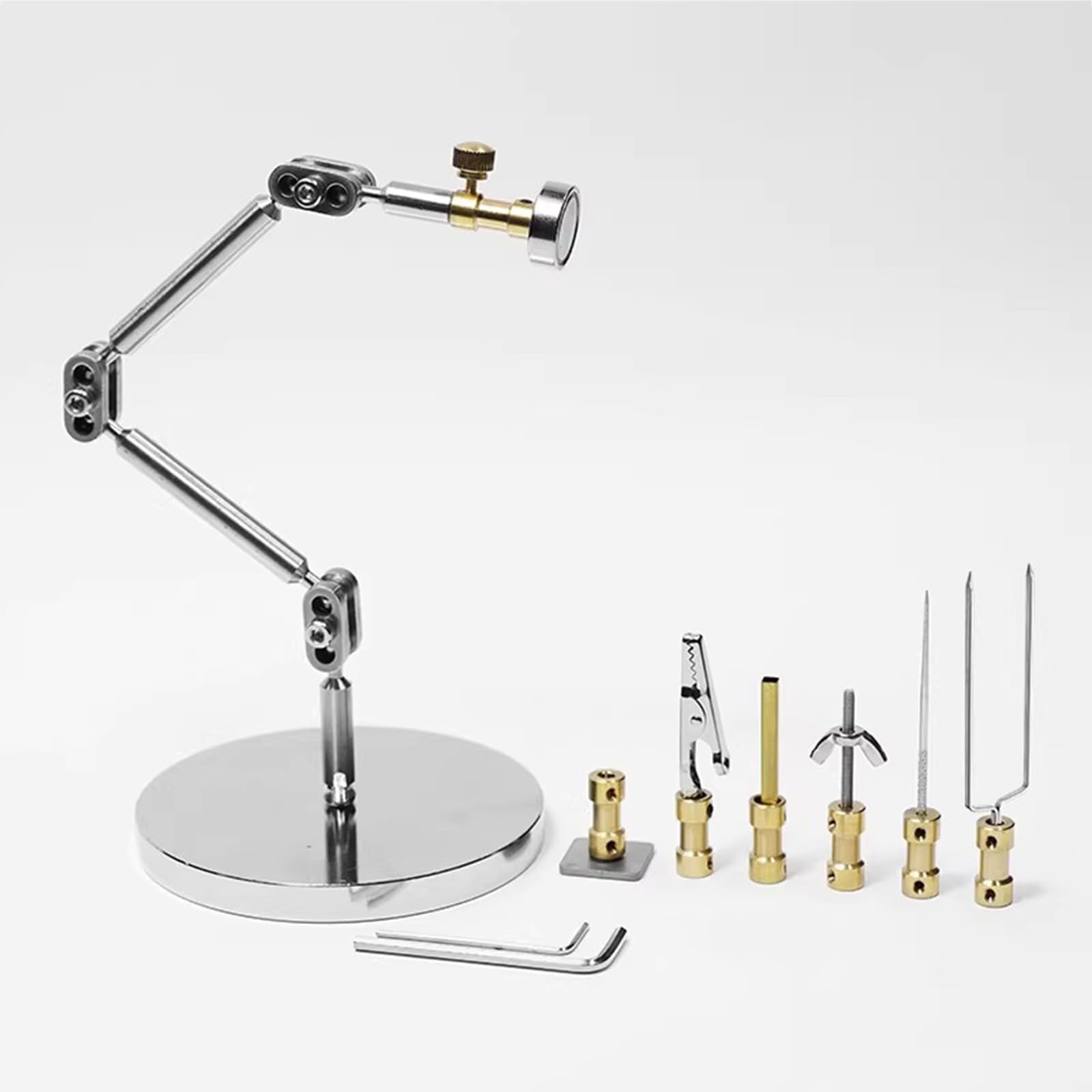 Kit supporto per animazione Stop Motion, braccio armatura in acciaio inox per tiro, braccio estensibile da 32 cm, con 7 connettori, per Claymation, animazione fai da te e fotografia di prodotti