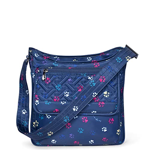 Lug Hopscotch Crossbody Bag, PAWS NAVY