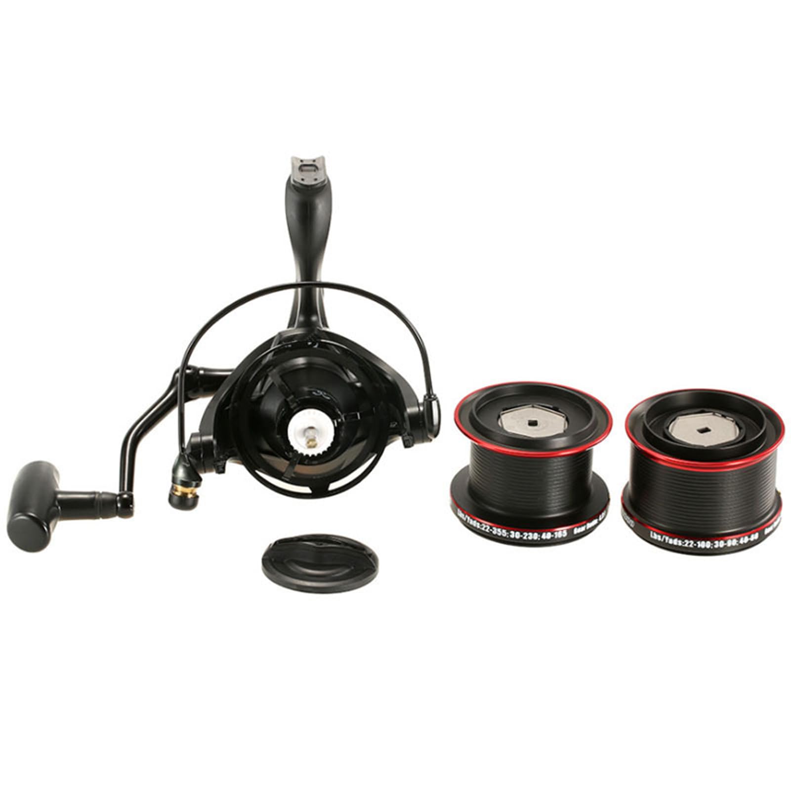 CHICIRIS Mulinello da Baitcasting a Doppia Bobina 9000 + 8000, Mulinello da Pesca a Lancio Lungo con Bobina in Metallo Frizione Anteriore Posteriore per la Pesca Alla Carpa