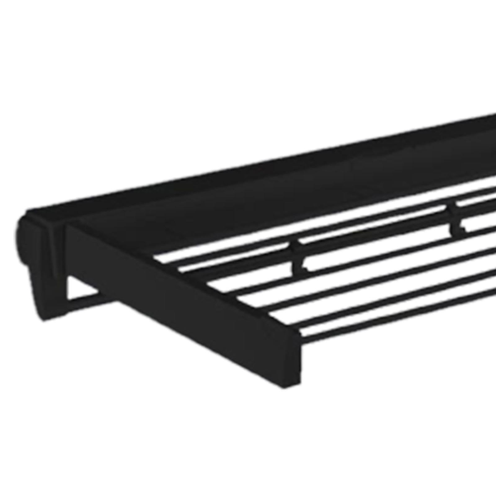 Perchero de Pared Plegable con Ganchos, Función Retráctil, Material de Aluminio Y PVC, Adecuado para, Negro, Individual