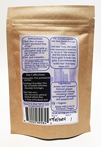 Té chai con cúrcuma y pimienta de Sichuan instantáneo miniatura 2