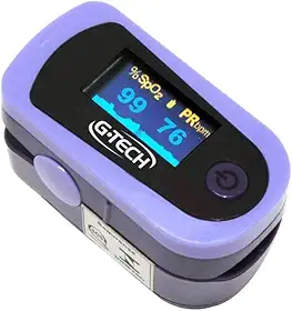 Oxímetro De Dedo Profissional Completo G-tech