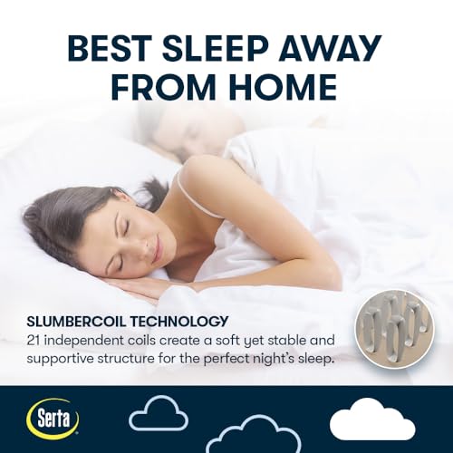 Image of Serta Raised Air Mattress with Never Flat Pump | Luxury Inflatable Mattress with Built in Air Pump to Ensure a Good Night's Rest | Heavy Duty Blow Up Mattress with Self Inflating Pump