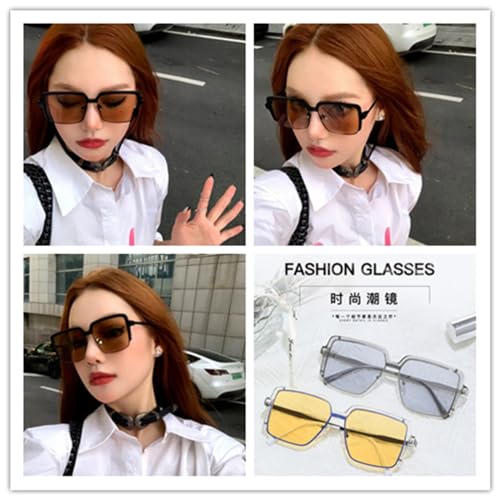 HMRGLMIE-Clear Glasses Frame for Women Vintage Alloy Sunglasses Female Eyewear3