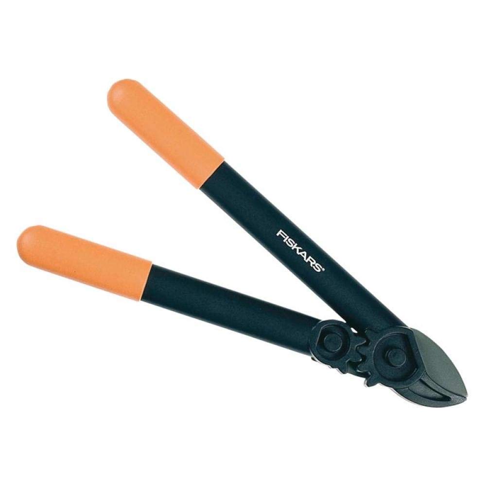 Fiskars PowerGear Amboss-Getriebeastschere 39 cm Antihaftbeschichtet Gehärteter Präzisionsstahl