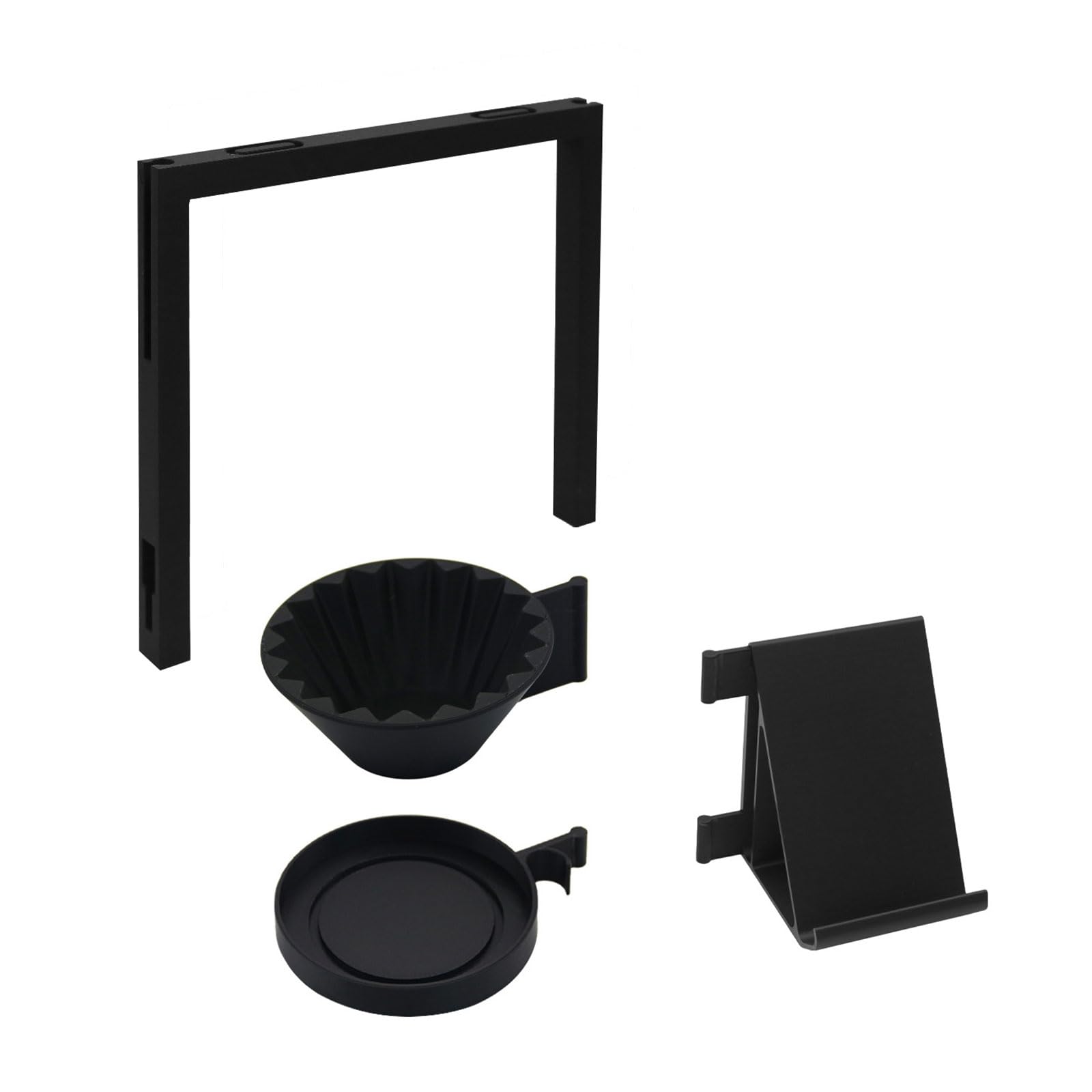 Set Organizer per caffè Montato lateralmente, Black