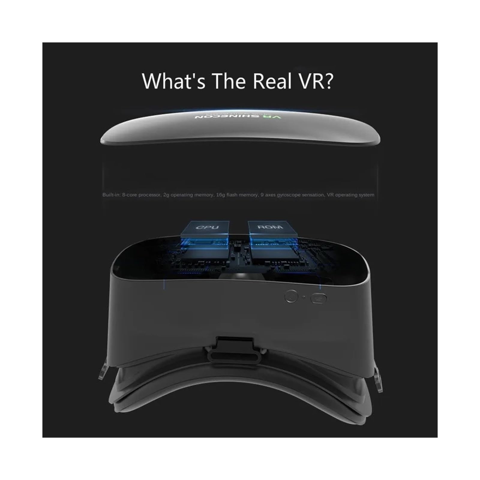 VR Ture Virtual Glasses SC Ai06 2G+16G VR All In One AR Glasses With Screen HD 2K 3D 2560x1440 Game Bluetooth Wifi OTG