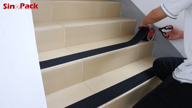 Image of Anti Slip Tape Black 2 in x 20FT Non Skid Tape for Stairs Outdoor Indoor, Best Grip Non Slip Strips Tape High Traction Adhesive for Stairs Step
