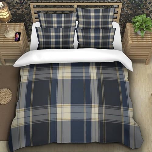 Housse de couette microfibre douce à fermeture éclair pour lit simple ado fatigué