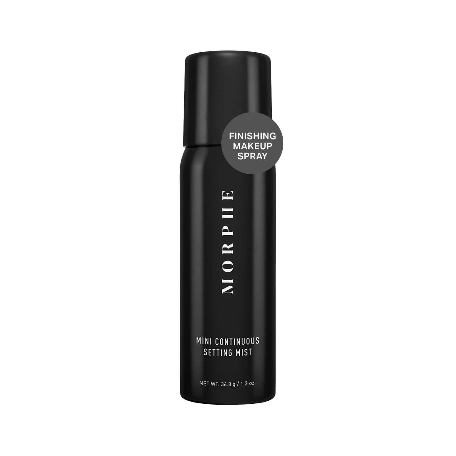 MORPHEMini Continuous Setting Mist - Micro-Fine, Travel Size Makeup Setting Spray with a Natural Finish - Helps Makeup Resist Caking or Fading & Increases Wear of Foundation (1.3 oz)