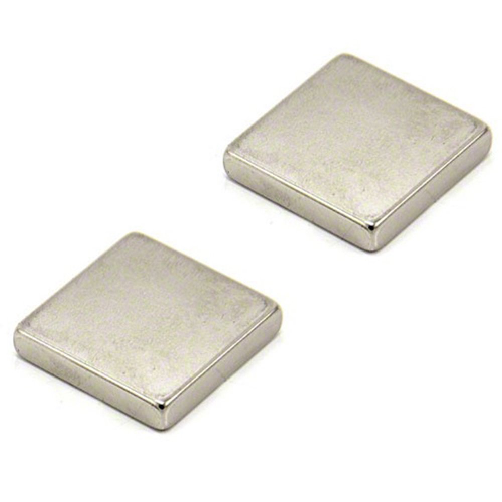 N42 Aignage Néodiamique Pour Les Arts, L'Artisanat, la Fabrication de Modèles - 25mm x 25mm x 5mm D'Épaisseur - Put de 11kg - Pack de 20