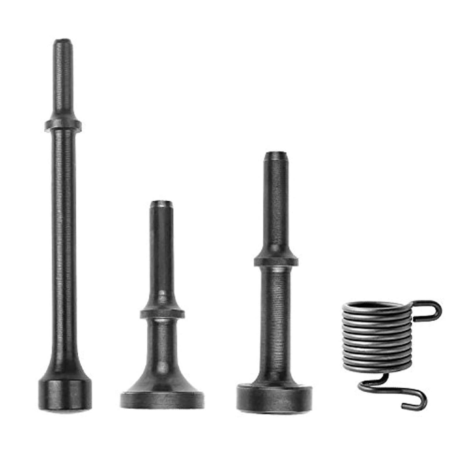 4 Pieces Pneumatic Air Hammer Bits with Spring Smoothing Pneumatic Hammer Drill Bits for Automotive Tire Repair Industry Smoothing Air Heads with Spring