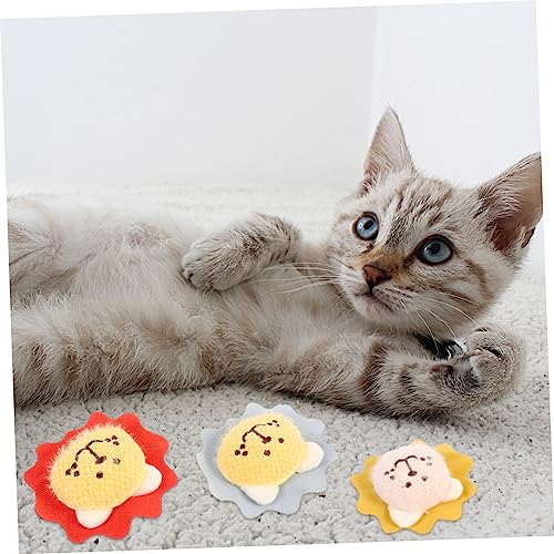 FOMIYES 3 Pçs Gato Brinquedo De Pelúcia Catnip Brinquedos Interativos Gato Moagem Brinquedos Catnip