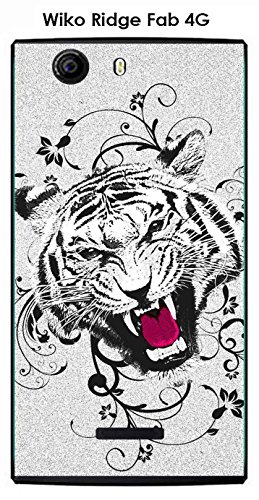 Onozo Coque Wiko Ridge Fab 4G Design Ice Tiger