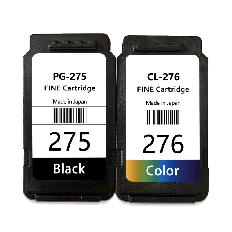 Weizhiya for Canon PG-275 / CL-276 Ink Cartridges Compatible with TS3520/3522/4722/3720/3722/TR4720